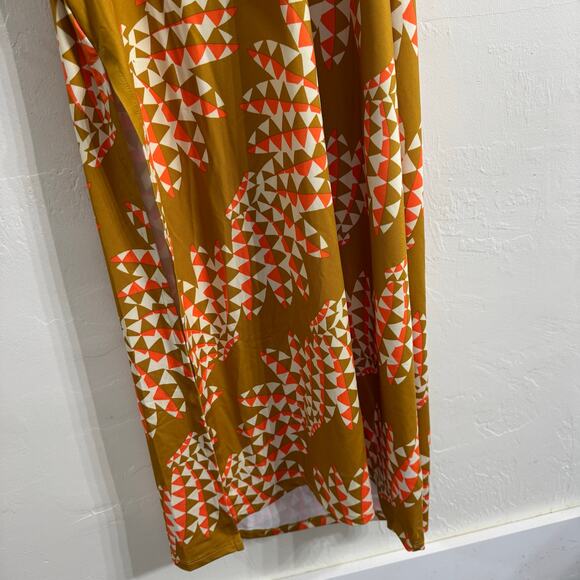 Farm Rio x Adidas Farm Psychedelic Wave Green Dress Victory Gold Size Large New - Picture 7 of 16